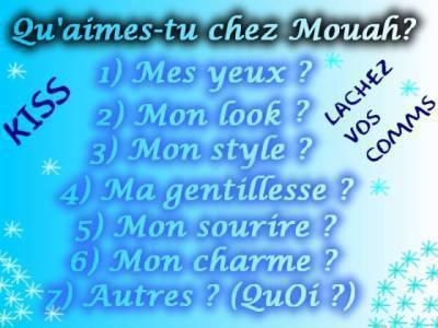qu'aimes-tu chez moi?