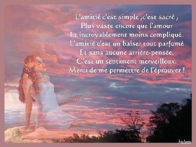 ah l'amitie......................