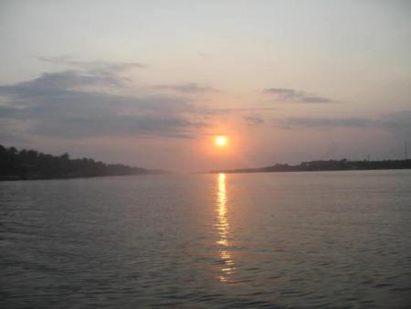 coucher de soleil a gorée