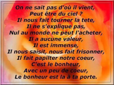 le bonheur